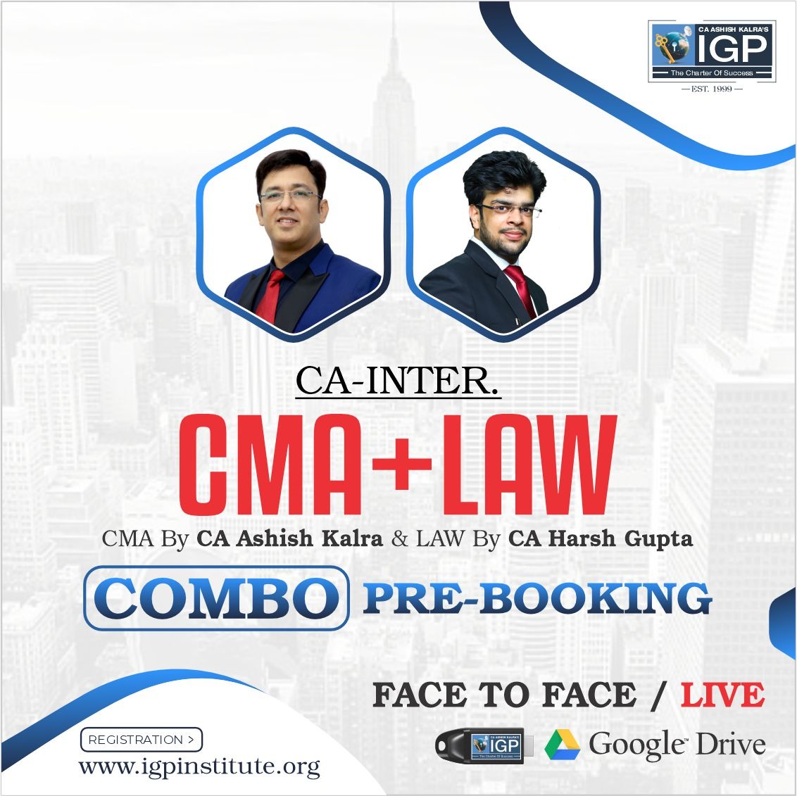 CA Inter CMA & Law Nov 23 Pre Booking